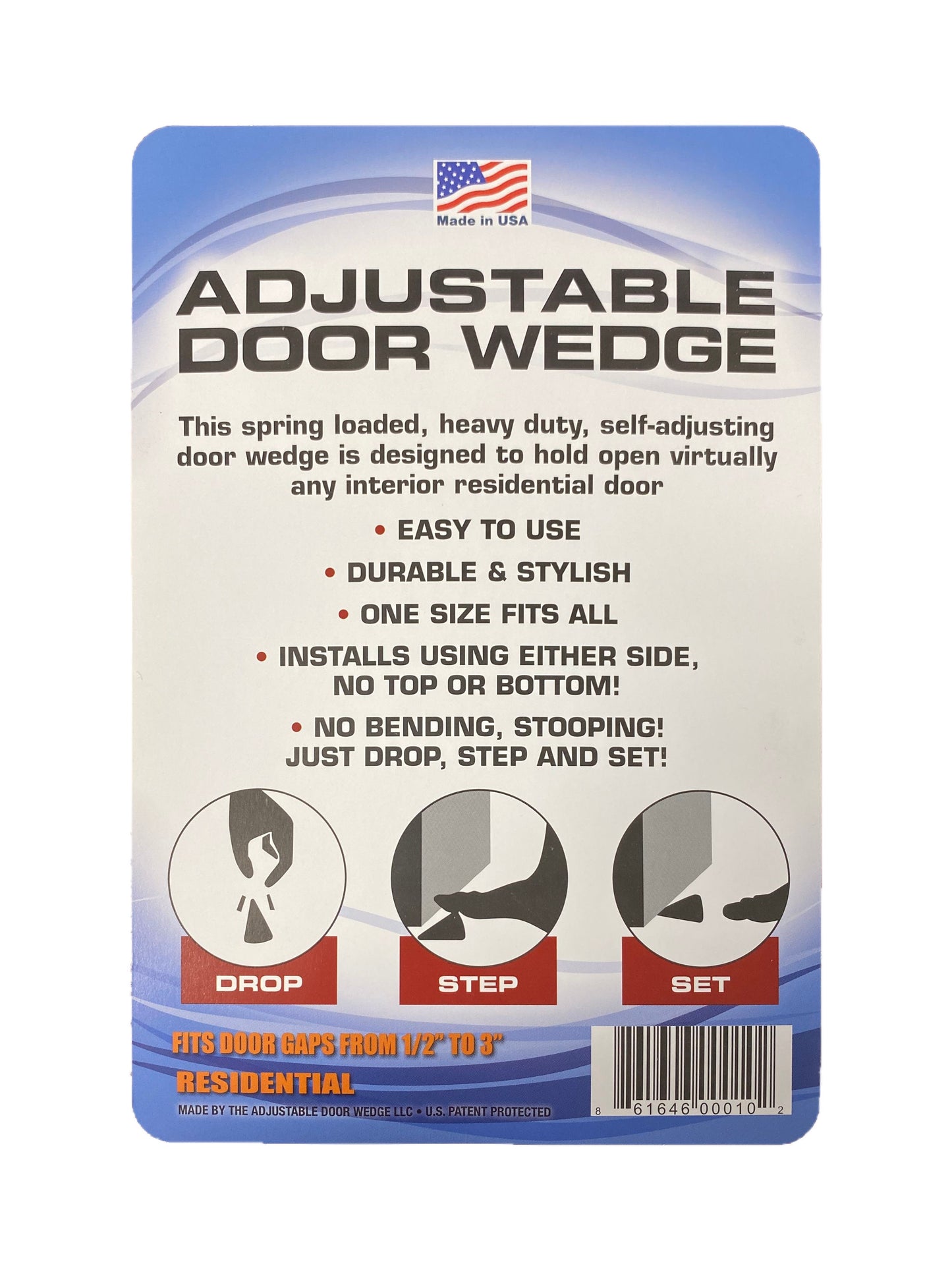 Commercial Adjustable Door Wedge